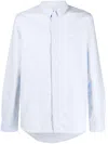 Apc A.p.c. Greg Shirt In Blue