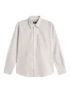 Apc Greg Striped Long-sleeve Shirt In Neutral