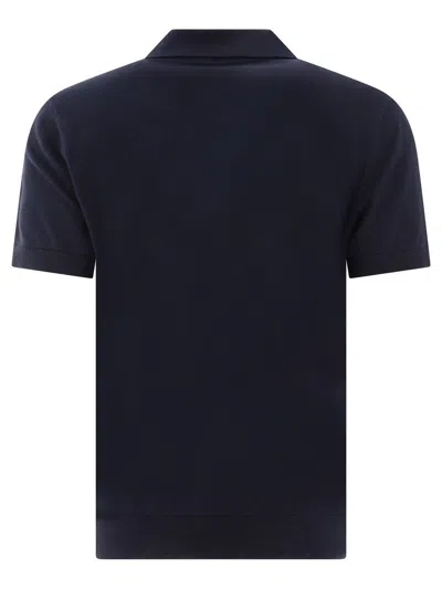 Apc A.p.c. "gregory" Polo Shirt In Blue