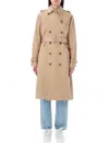 Apc A.p.c. Greta Double-breasted Trench Coat