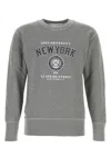 Apc X Marc Jacobs The Shrunken Ny Crew-neck Sweatshirt In Gray