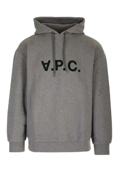Apc A.p.c. Grey Cotton Coats In Gray