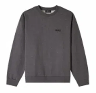 Apc A.p.c. Grey Cotton Sweater In Gray