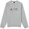 Apc A.p.c. Grey Cotton Sweaters In Gray