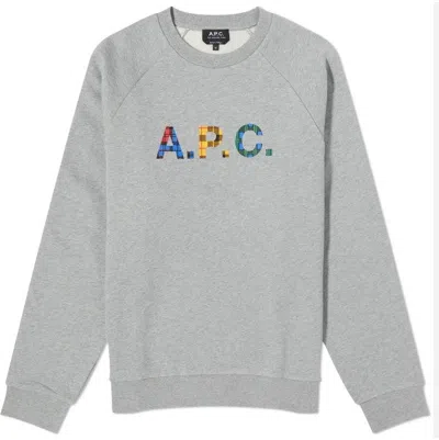 Apc A.p.c. Grey Cotton Sweaters In Gray