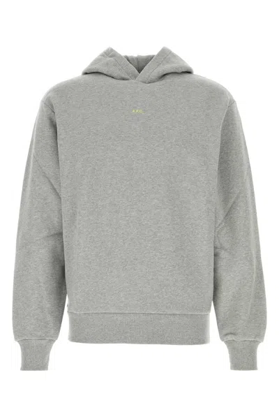 APC A.P.C. GREY COTTON SWEATSHIRT