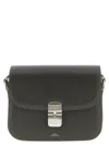 Apc Small Grace Shoulder Bag With Adjustable Strap In Gray