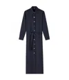 Apc Gwyneth Dress In Iak - Dark Navy Blue
