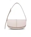 Apc A.p.c. Half-moon Betty Shoulder Bag In Pink