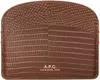 Apc Half Moon Card Bag In Brown