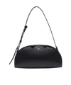 Apc Mini Demi-lune Structured Shoulder Handbag In Black