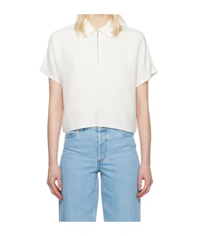 Apc Half-zip T-shirt In White