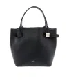 Apc A.p.c. Daria Logo Printed Tote Bag In Black