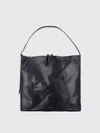 Apc A.p.c. Spacious Black Leather Vera Maxi Bag In Black