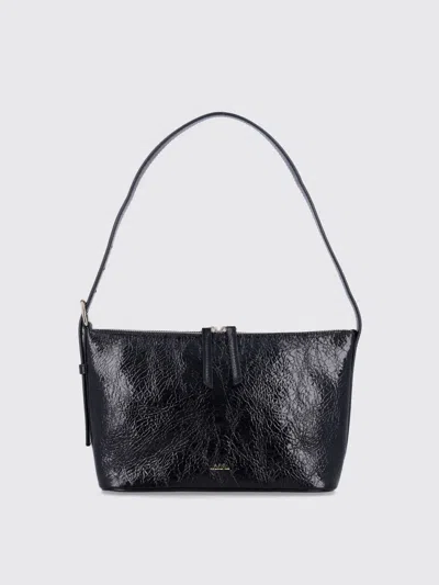 APC SHOULDER BAG A. P.C. WOMAN COLOR BLACK,H36901002