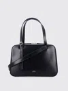 Apc Black Shoulder Bag With Versatile Carrying Options In Black