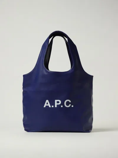 Apc Handbag A. P.c. Woman Color Blue