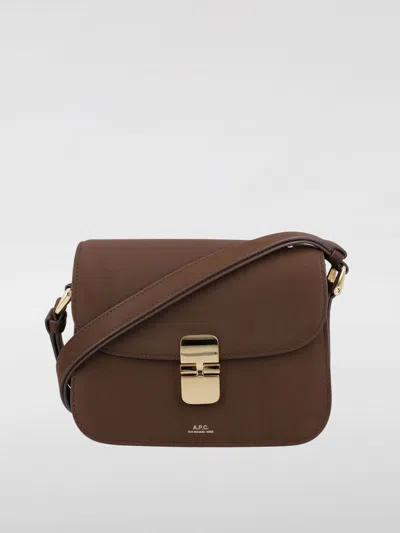 Apc Mini Grace Small Shoulder Bag In Brown
