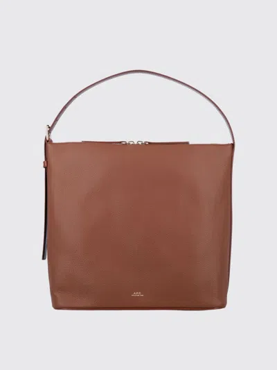 APC SHOULDER BAG A. P.C. WOMAN COLOR BROWN,H28604032