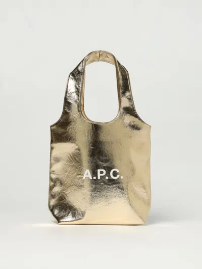 APC HANDBAG A. P.C. WOMAN COLOR GOLD,H16745047