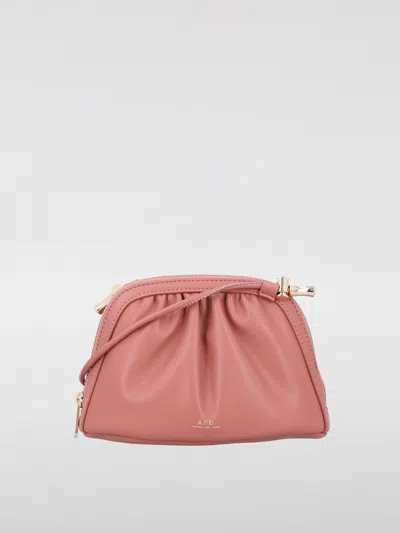 APC MINI BAG A. P.C. WOMAN COLOR PINK,G46431010