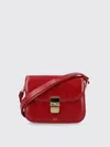Apc A.p.c. Compact Grace Cross-body Bag With Magnetic Flap Closure In Red