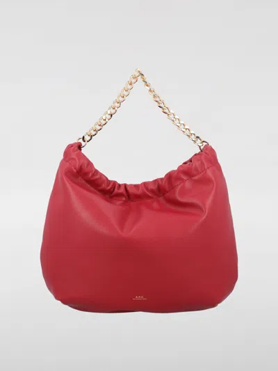 Apc Handbag A. P.c. Woman Color Burgundy In Red