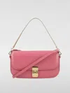Apc A.p.c. Clutch Grace With Chain In Pink