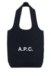 Apc A.p.c. Denim Small Ninon Shopping Bag