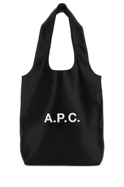 Apc Ninon Small Tote Bag In Black