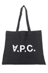 Apc Navy Daniela Shopping Tote In Blue