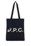Apc A.p.c. Men Denim A.p.c. X Asics Lou Shopping Bag In Blue