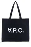 Apc A.p.c. Denim Daniela Shopping Bag In Blue