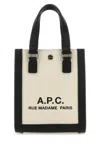 Apc Two-tone Canvas And Leather Camille 2.0 Mini Handbag In Multicoloured
