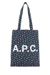 Apc Printed Canvas Lou Shopping Bag In Printed