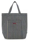 Apc A.p.c. Men Printed Denim Thais Shopping Bag In Printed