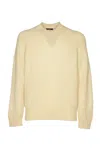Apc A.p.c. Harris Crewneck Knitted Jumper In Natural
