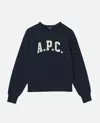 Apc Logo Crewneck Sweatshirt In Black