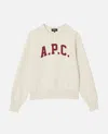 Apc Joshua Jersey With Contrasting Logo In Neutral