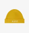Apc Harry Beanie S/m Yellow In Yellow