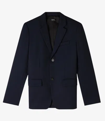 Apc Harry Jacket 54 Dark Navy Blue