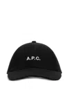 Apc A.p.c. Denim Charlie Baseball Cap In Black