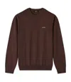Apc Heather Chestnut Brown / Black Tpe