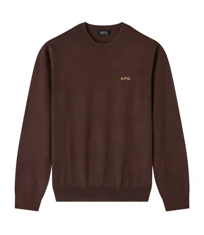 Apc Heather Chestnut Brown / Black Tpe