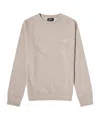 Apc Sweatshirt With Logo Print In Nude