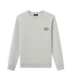Apc Unisex Rue Madame Sweatshirt In Gray
