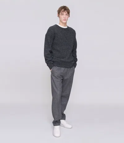 Apc Heather Steel Blue In Gray