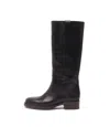 Apc Héloïse Camargue Boots Eu37-w7 Lzz In Lzz - Black