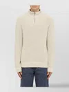 Apc High Neck Cotton Turtleneck Sweater In Neutral