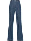 Apc High-rise Straight-leg Jeans In Blue